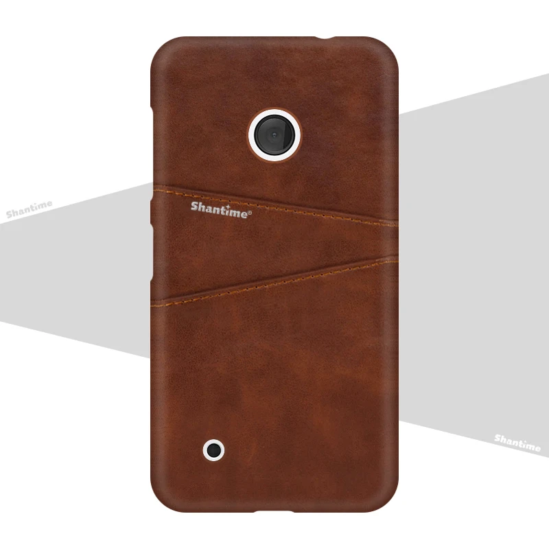Brown Роскошный винтажный кожаный чехол для Nokia Lumia 530 чехол для телефона для Nokia Lumia 530 слот для карт из искусственной кожи чехол - Цвет: Brown