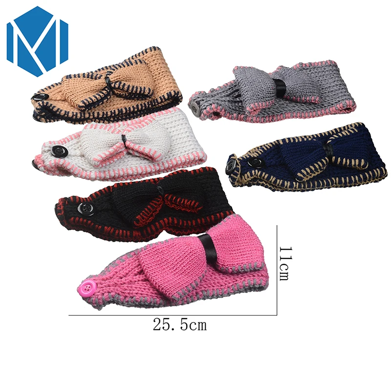 M MISM женский большой галстук-бабочка бант повязка на голову для девочек