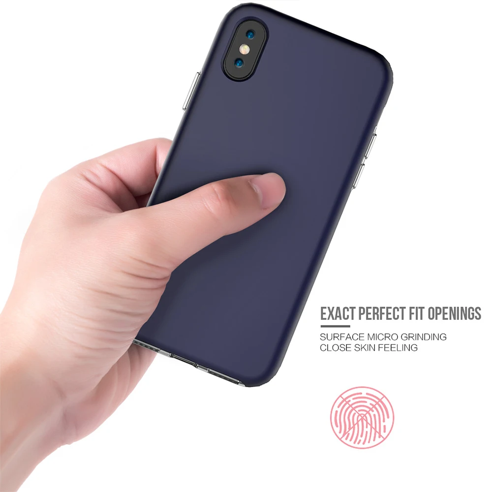 Coque чехол для iPhone X Нескользящие ТПУ & PC крышкой Чехол мобильного телефона Корпус