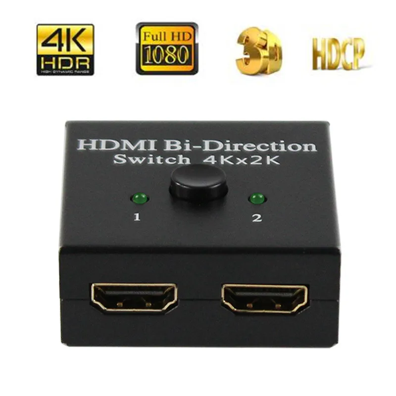 HDMI сплиттер NewBEP переключатель двойного направления 4K * 2K 2x1HDMI коммутатор 1x2