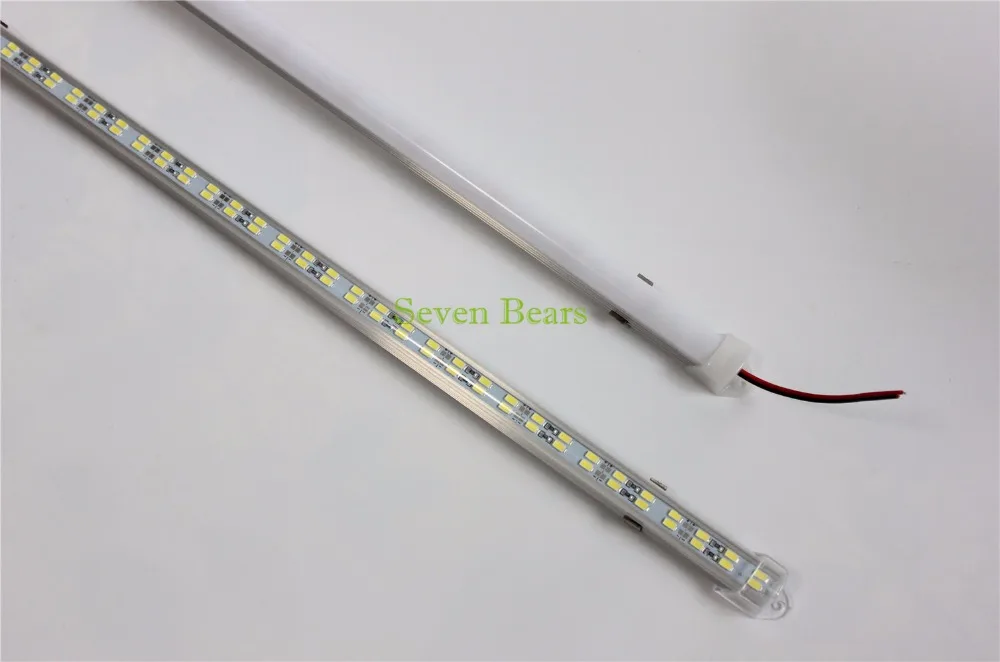 Двойной ряд 5 шт./лот 50 см 72 светодиода 5730 SMD водостойкая жесткая полоса для шкафа