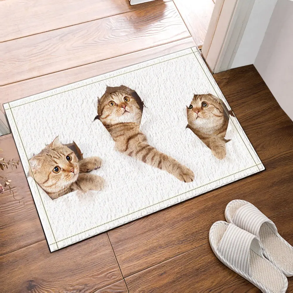 Товары для кошек из Бумага Для ванной rugs Ванная комната подъездах Крытый