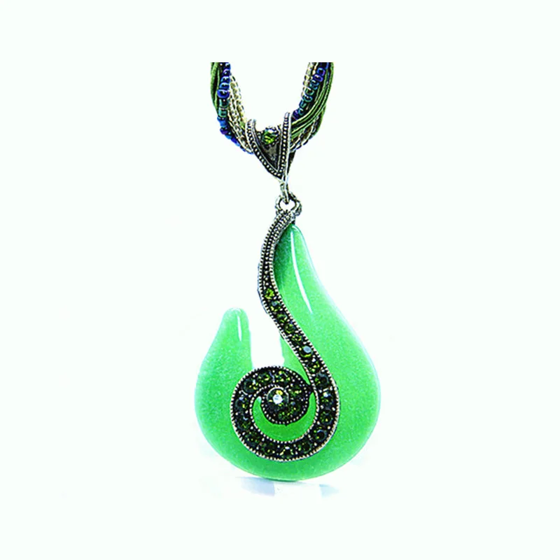 Itugodc Мода ретро ностальгические богемный стиль улитка плетеной веревки женские