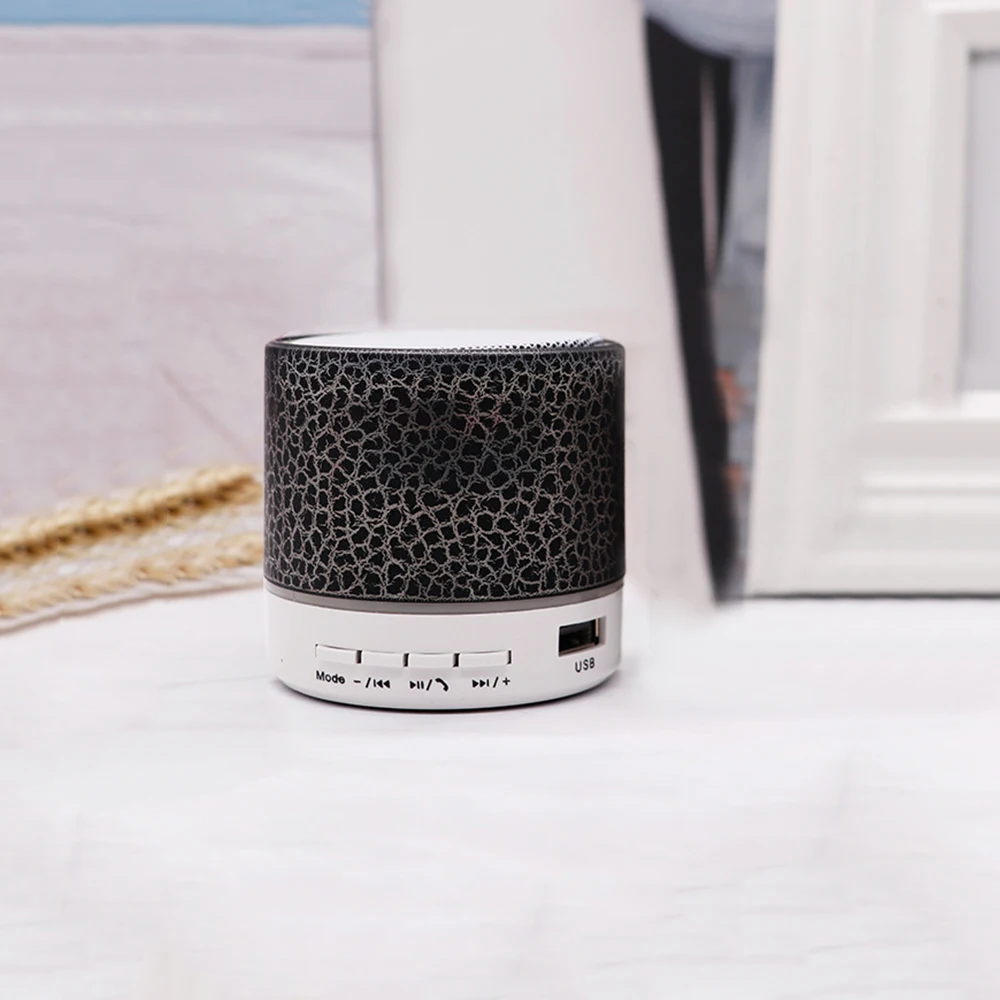 Bluetooth динамик мини беспроводной громкий динамик светодиодный TF USB Сабвуфер беспроводной Bluetooth динамик s Mp3 стерео аудио музыкальный плеер