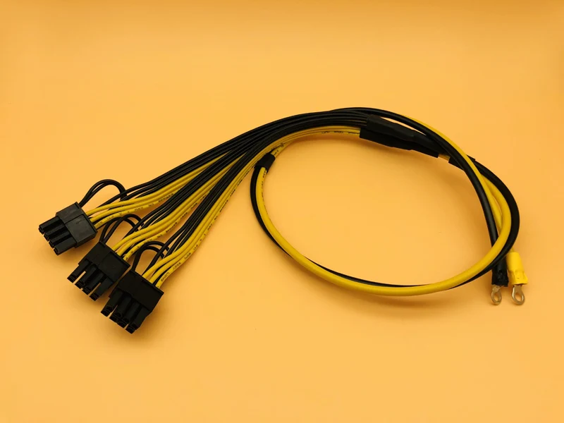 Разъем PCI Express pcie для видеокарты блок питания ПК GPU Molex 8pin to 3 e 8(6 + 2)pin внутренний