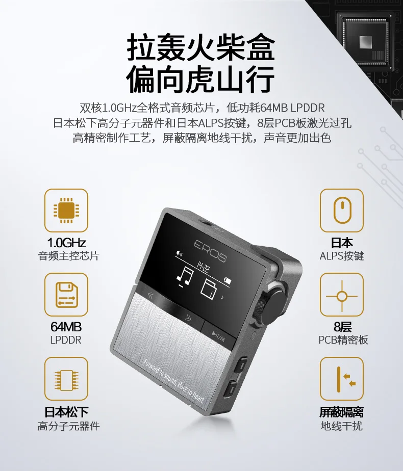 Aigo EROS TEN MP3 Bluetooth HIFI плеер Профессиональный без потерь USB DSD DAC портативный стерео аудио мини музыкальный плеер Поддержка 128 ГБ