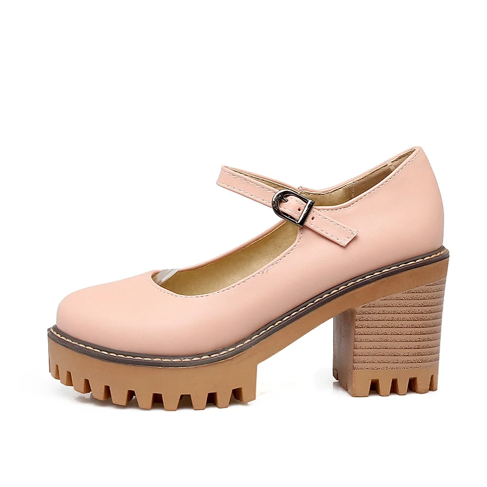 MORAZORA/Большие размеры 34-43 обувь mary janes женская модная на платформе женские