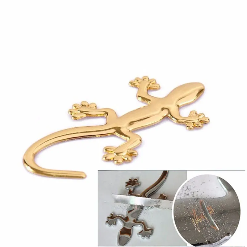 1 шт. металлический 3d значок для автомобиля и мотоцикла golden Lizard с логотипом