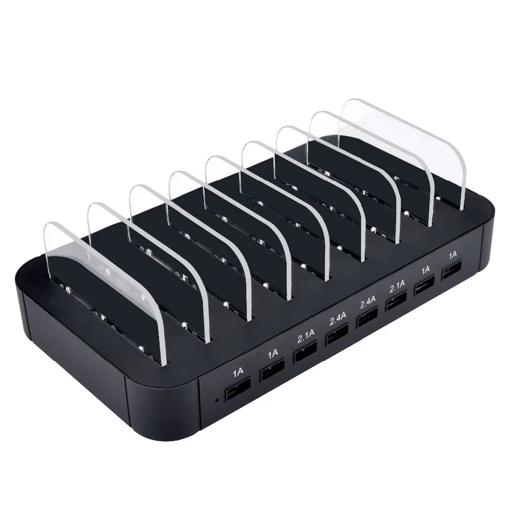 8 портовая зарядная usb станция для iPhone iPad Samsung универсальная мобильных