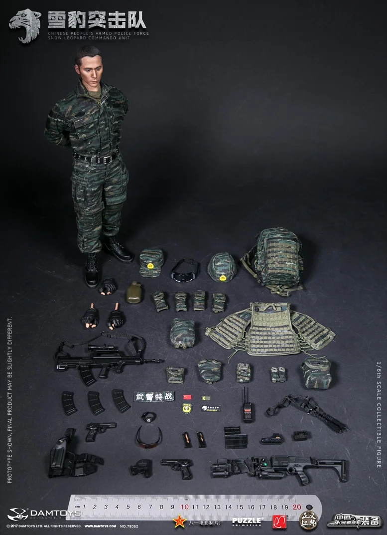 Estartek 1/6 Chinese Special Police Unit Snow Leopard Commando Collection Action Figure | Игрушки и хобби