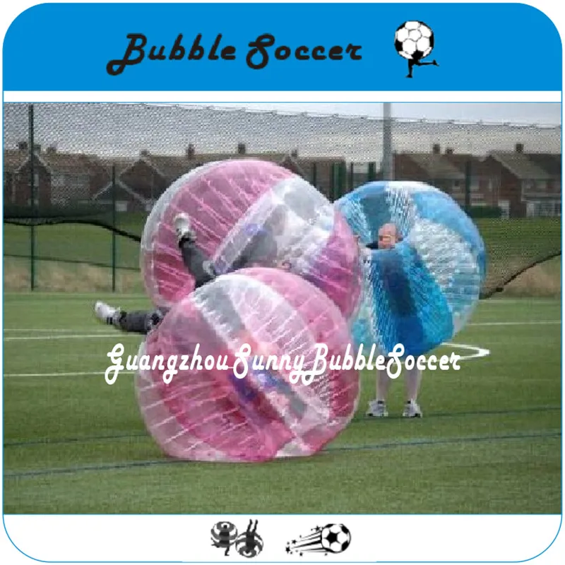 10 шт. (5Red + 5Blue 2 насоса) Бесплатная доставка 1 5 м Bubble Soccer Body Zorb Football для продажи