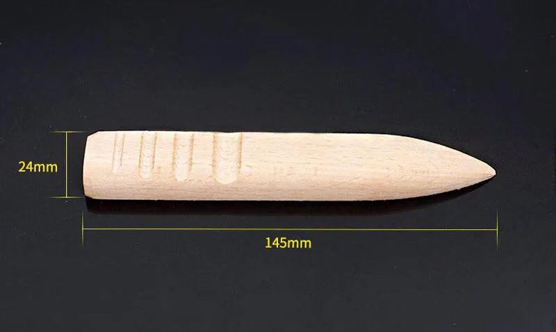 beech flat bar Деревообрабатывающая кожа, кожевенное ремесло, твердая древесина, круглый полированный край, для полированной кромки, кожаное ремесло, рабочий инструмент - Цвет: beech flat bar