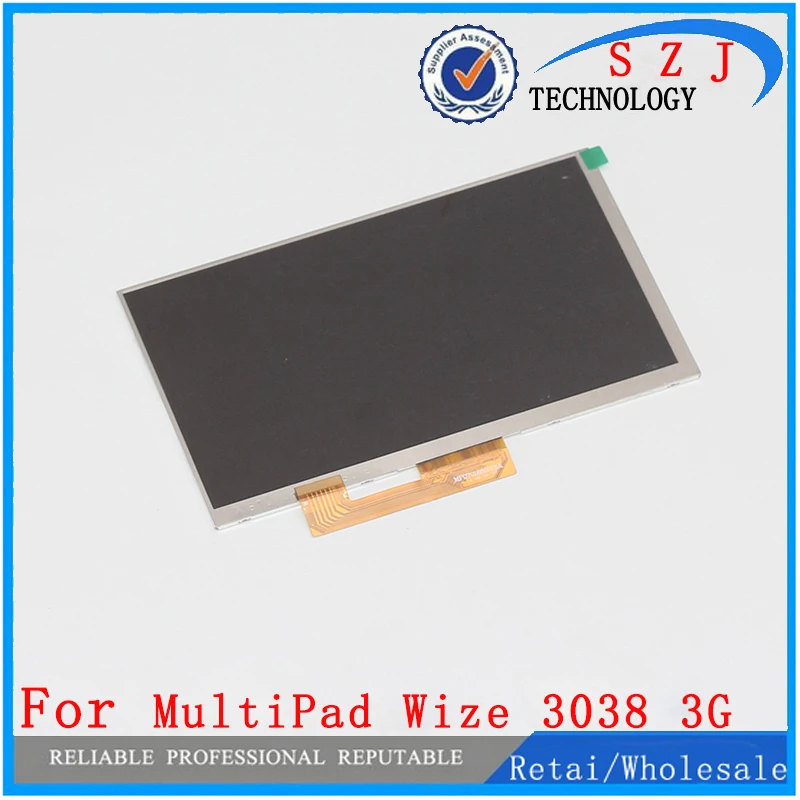 

7'' inch LCD Display Matrix Prestigio MultiPad Wize 3038 3G TABLET TFT LCD Screen Panel Lens Frame replacement Free Ship