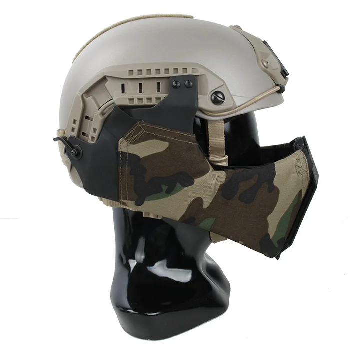 Новый тип тактические Mandible направляющие соединения Половина лица ma sk для OC Highcut