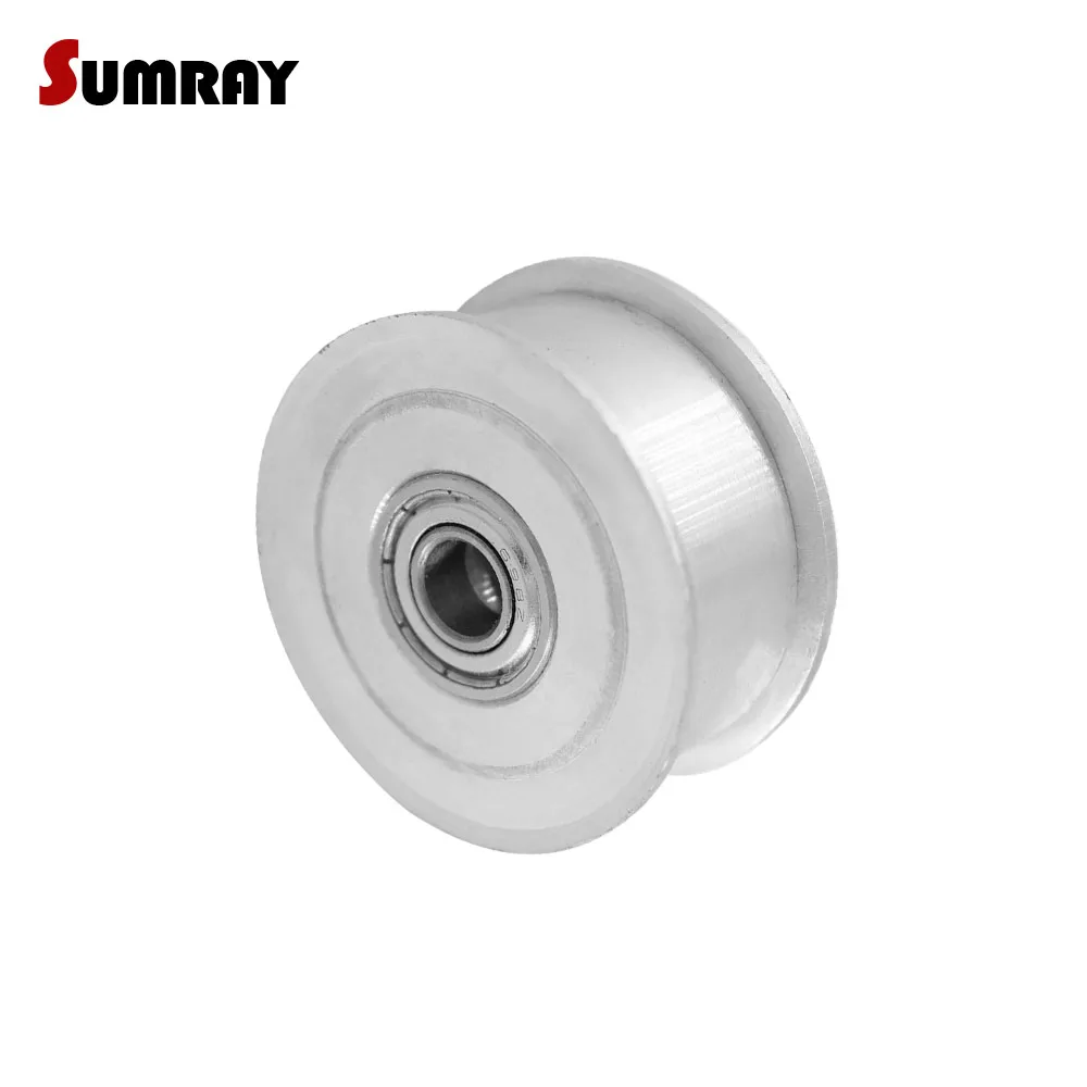 Зубчатый шкив SUMRAY MXL 32T без зубцов 3/4/5/6 мм Натяжное колесо 7/11 синхронный колесный с