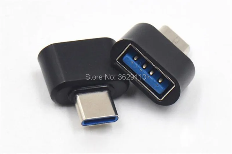 Hopetoth 2000 шт. OTG type-C/usb type C адаптер type-C конвертер для MacBook Xiaomi для Android телефонов USB 3,0 адаптер