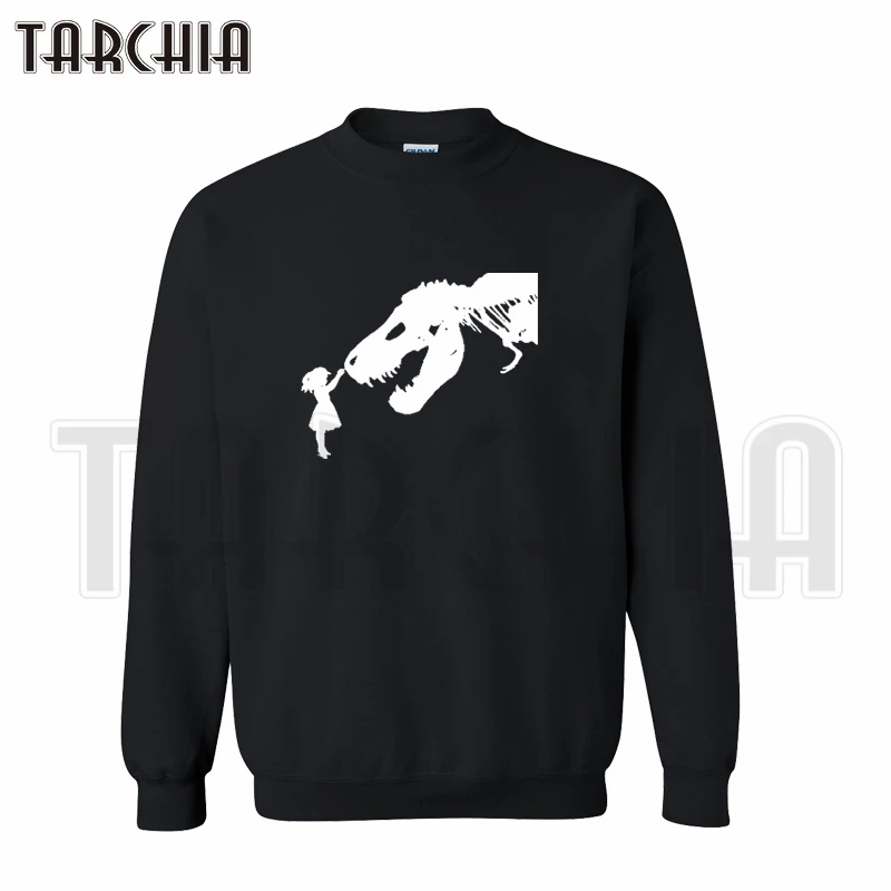 Толстовки TARCHIA для девочек и мужчин с динозаврами классная толстовка круглым