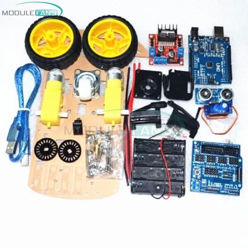 Новый мотор отслеживания обхода умный робот автомобильный комплект шасси