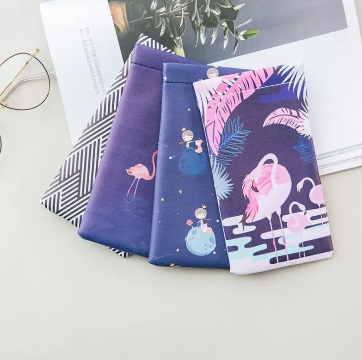 1 шт. корейский стиль Kawaii PU кожаные школьные пеналы канцелярские для очков сумка