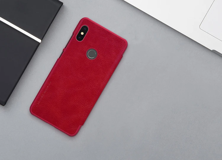 Для Xiaomi Redmi Note 5 Pro Чехол Nillkin Qin роскошный Флип кожаный чехол с умным окошком для Redmi Note 5 Prime чехол для телефона