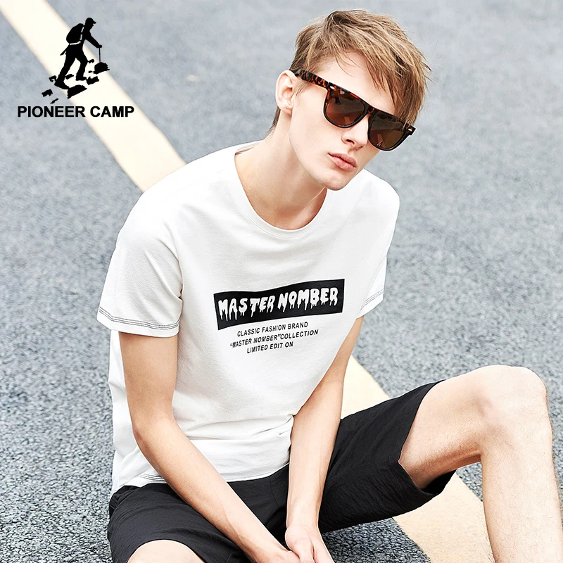 Футболка Pioneer camp летняя футболка с коротким рукавом брендовая одежда