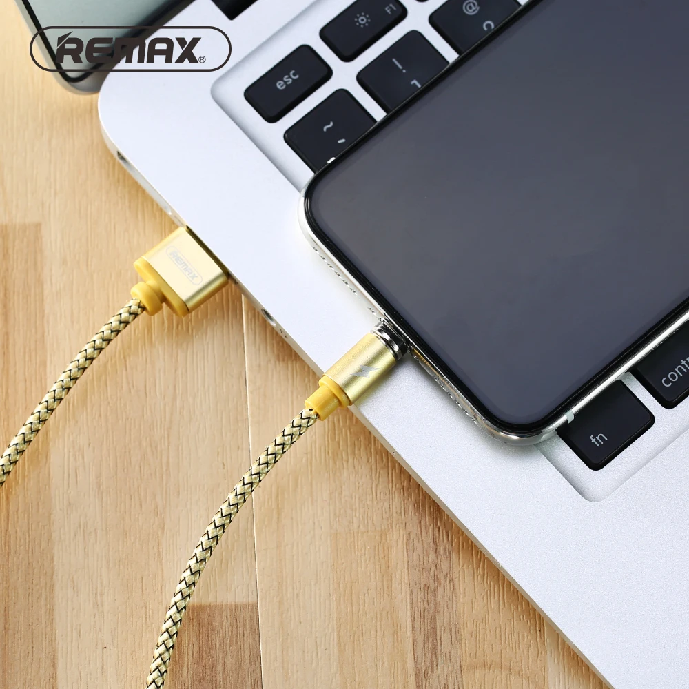 Remax ткачество Магнитный кабель со светодиодной подсветкой для iPhone X 5 6 7 8 plus USB
