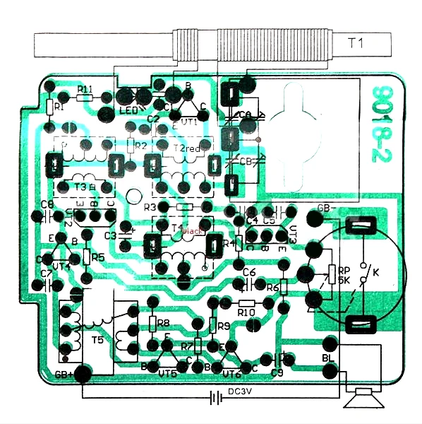 С фабрики 9018-2AM AM радио электронный набор электронный DIY Обучающий набор