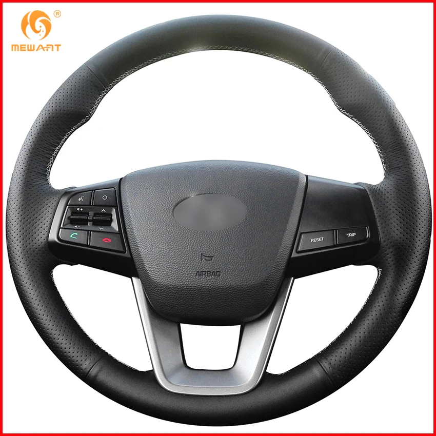 Искусственная кожа MEWANT черный цвет фотоаксессуары для Hyundai ix25 2014 2015 2016 Creta 2017