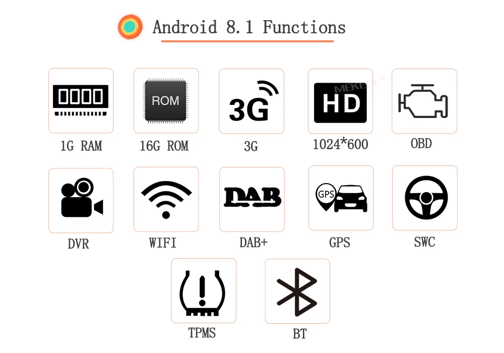 MEKEDE Android8.1 9''touch экран с бесплатной доставкой; автомобиль аудио для VW GOLF 5/6 Polo Passat b5 Tiguan Touran Skoda сиденье