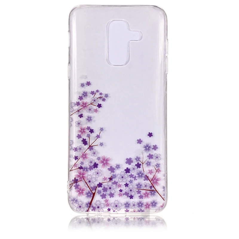 Coque for Samsung Galaxy A6 Plus 2018 Case Cute Rabbit Cherry Transparent Silicon Phone Funda A6Plus Cover |