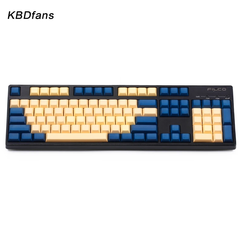 DSA keycaps белый и серый pbt пустой колпачки для wried механической игровой