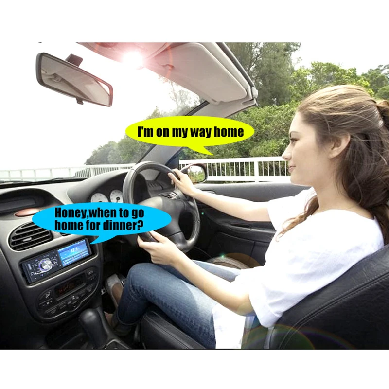 Автомобильный дисплей 4 1 дюймов Аудио hands free Bluetooth Вызов MP4 Радио Автомобиль MP5