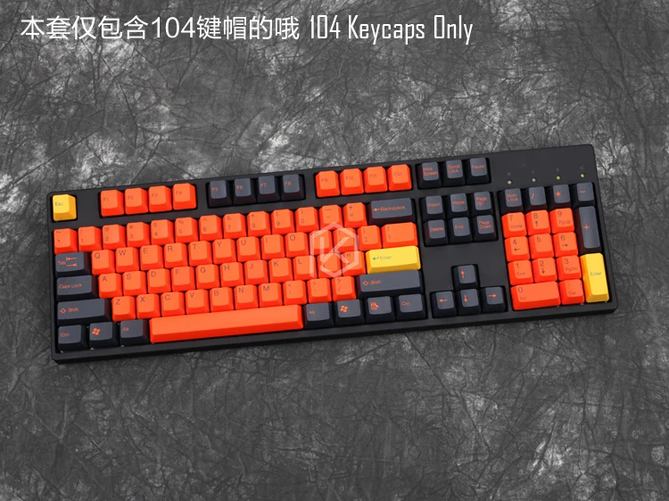 Taihao abs двойной выстрел keycaps для diy игр механическая клавиатура цвет белый