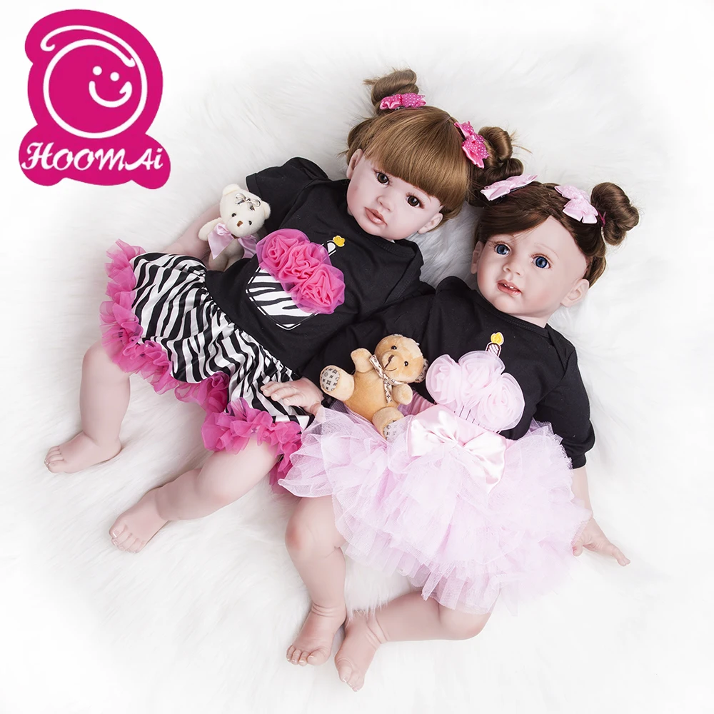 60 см силиконовые виниловые игрушки Reborn Baby Doll для девочек принцесса малыш живые