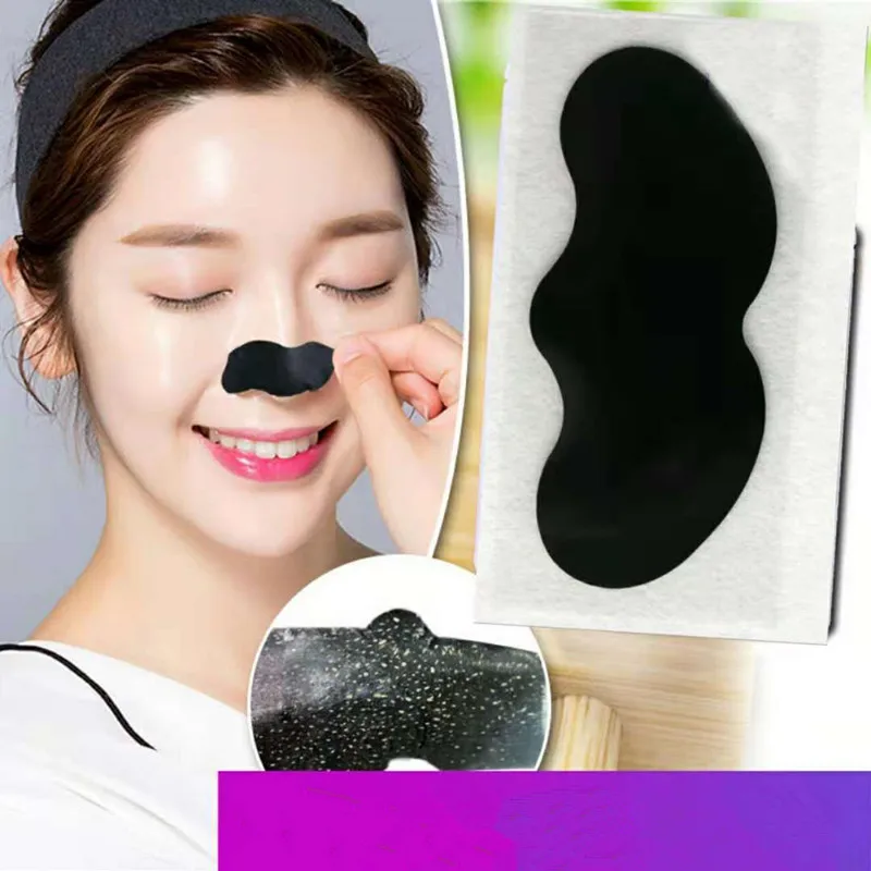 10 шт. средство для удаления угрей с бамбуковым углем глубоких пор в носу полоска