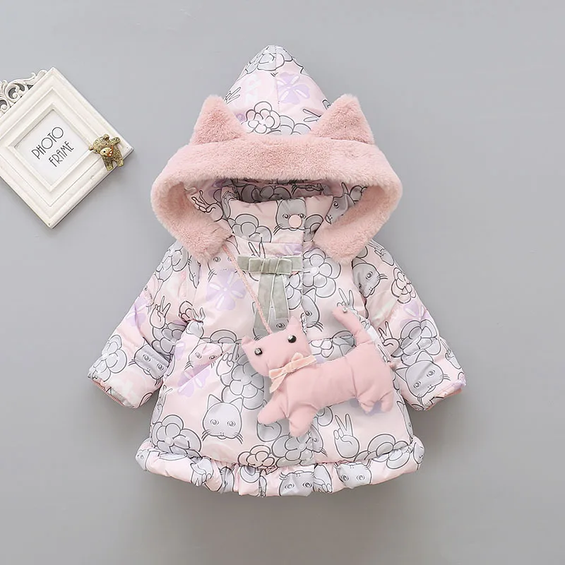 

Children's Wear Winter New Girl Cotton Children's Jacket Child Girl Baby Jacket