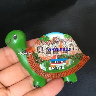 Турецкий туристический памятник 3D холодильник Анталья Смола креативная картина модель Путешествия сувенир магнит на холодильник украшение дома - Цвет: see chart