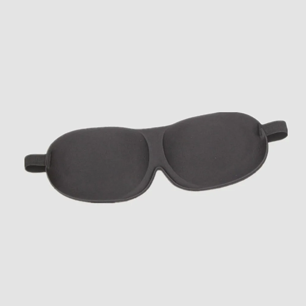Маска на глаза для Сна Маска Для Сна Blindfold тени для век повязка на глаза для путешествия отдыха и спокойного сна Обложка помощи аксессуаров - Цвет: Черный