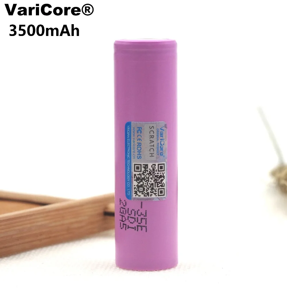 Литий ионная батарея VariCore 100% оригинал 35E 18650 3500 мАч 3 7 В 25A высокая мощность INR18650