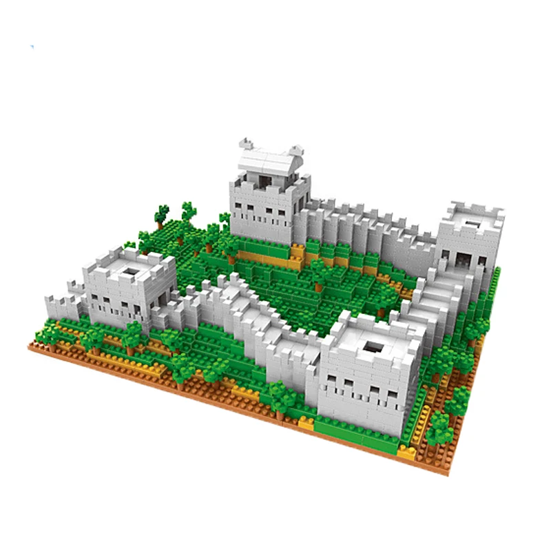 Городской архитектурный не совместимый с Legoed Эйфелева башня Лувр Биг Бен мост