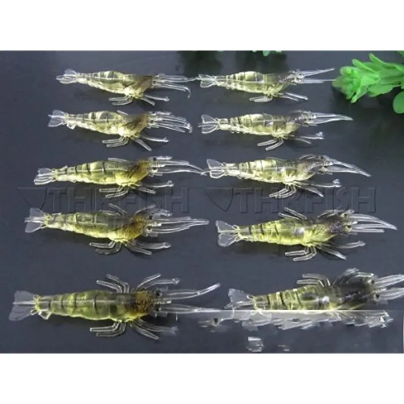 

Mounchain 30pcs 4.5CM Shrimp Fishing Lure Soft lure Shrimps Soft Baits