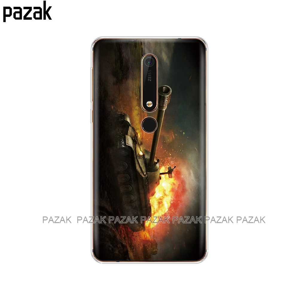 61470 Силиконовый чехол для nokia 6, 6,1, 7 plus, 8, 9, nokia 6, 2018x5x6, чехол, мягкая задняя крышка из ТПУ для телефона, защитный чехол-бампер с рисунком - Цвет: 61470
