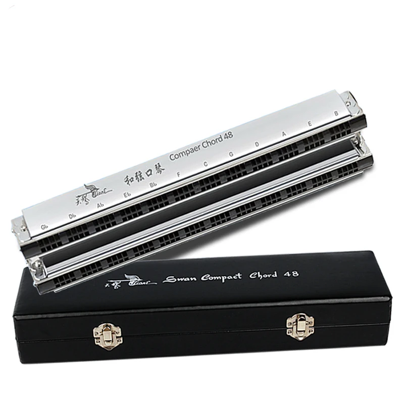 Оркестровая гармоника SWAN SW48HX бесплатная доставка|chord harmonica|harmonica chordsswan harmonica |