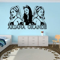 large ariana grande music wall sticker girl room music super star wall decal bedroom fans vinyl home decor