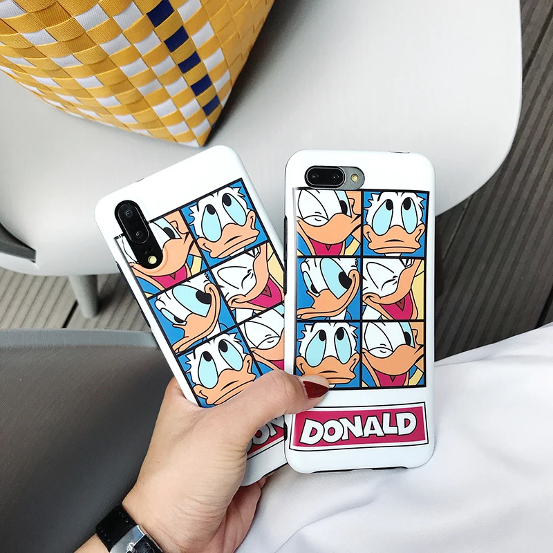 YHBBCASES Donald Duck Cases For Huawei P30 P20 Pro Honor V20 9 Soft Case Cartoon Phone Cover Mate 10 20 Nova 3 3e |