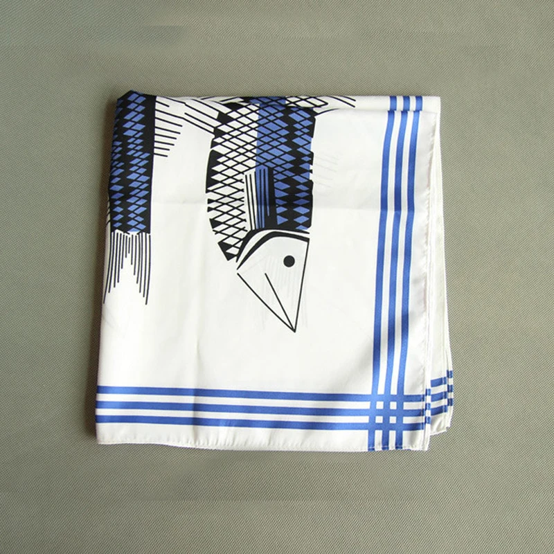 2017 Новый Популярный 55*55 см человек квадратный цветок Пейсли мультфильм Ascot