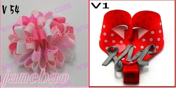 Бесплатная доставка новинка 2017 80 шт. банты для волос на День святого Валентина