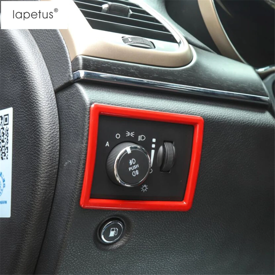 Комплект накладок на автомобильные фары и кнопки для Jeep Grand Cherokee 2011 2019 аксессуары