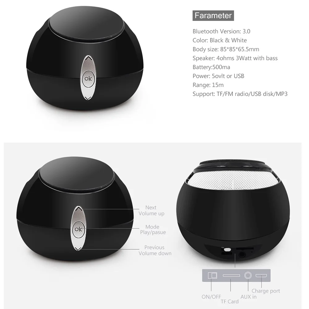 Для MP3 телефона T2 T5 Мини Bluetooth динамик стерео сабвуфер Altavoz открытый скраб