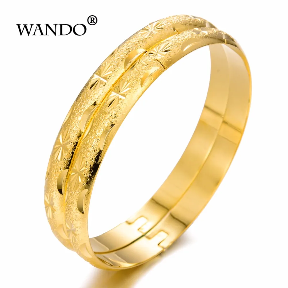 WANDO 2 шт./лот этнические золотые цветные браслеты для женщин ювелирные изделия
